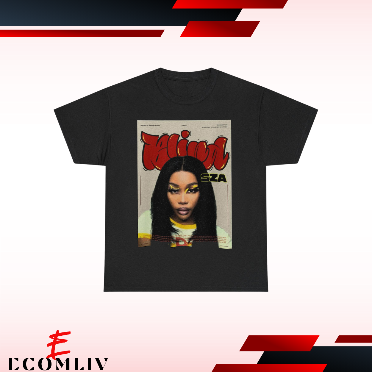 Sza Mood Tee, Soulful Album Graphic T-Shirt, Unisex Fit